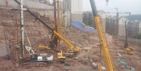 银河学林上城基础桩工程