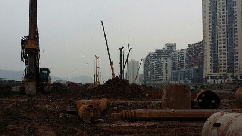 银河•碧水蓝天主体及车库基础工程