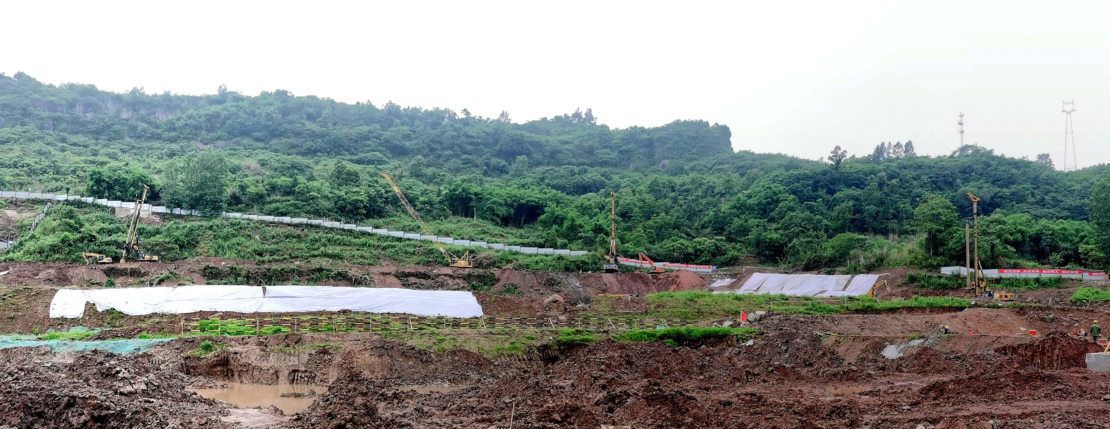 三峡库区应急救援指挥中心旋挖基础桩